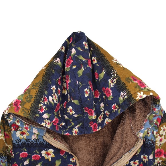 Vintage Retro Multi Pattern Jacket XL and 1X - Picture 4 of 9